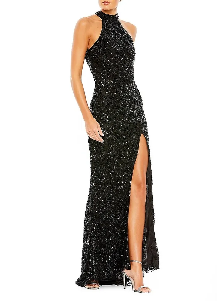 Ieena Beaded Halterneck Gown