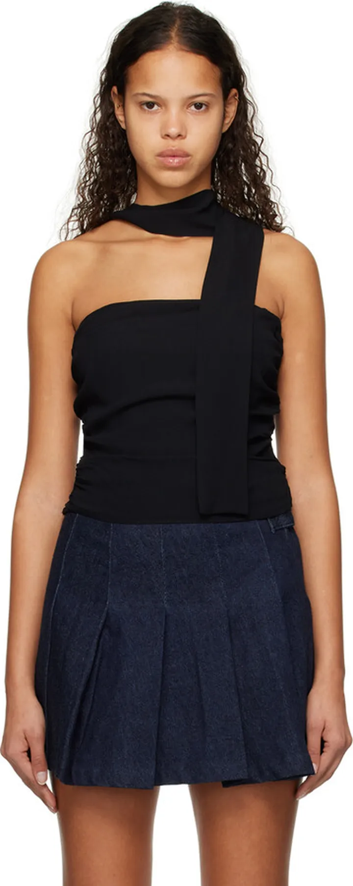 Reformation Black Lennon Camisole