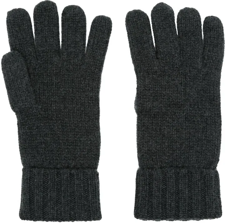 Chunky-Knit -Cashmere Gloves