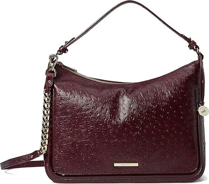 Brahmin Everdeen Heather Shoulder (Sangria) Shoulder Handbags