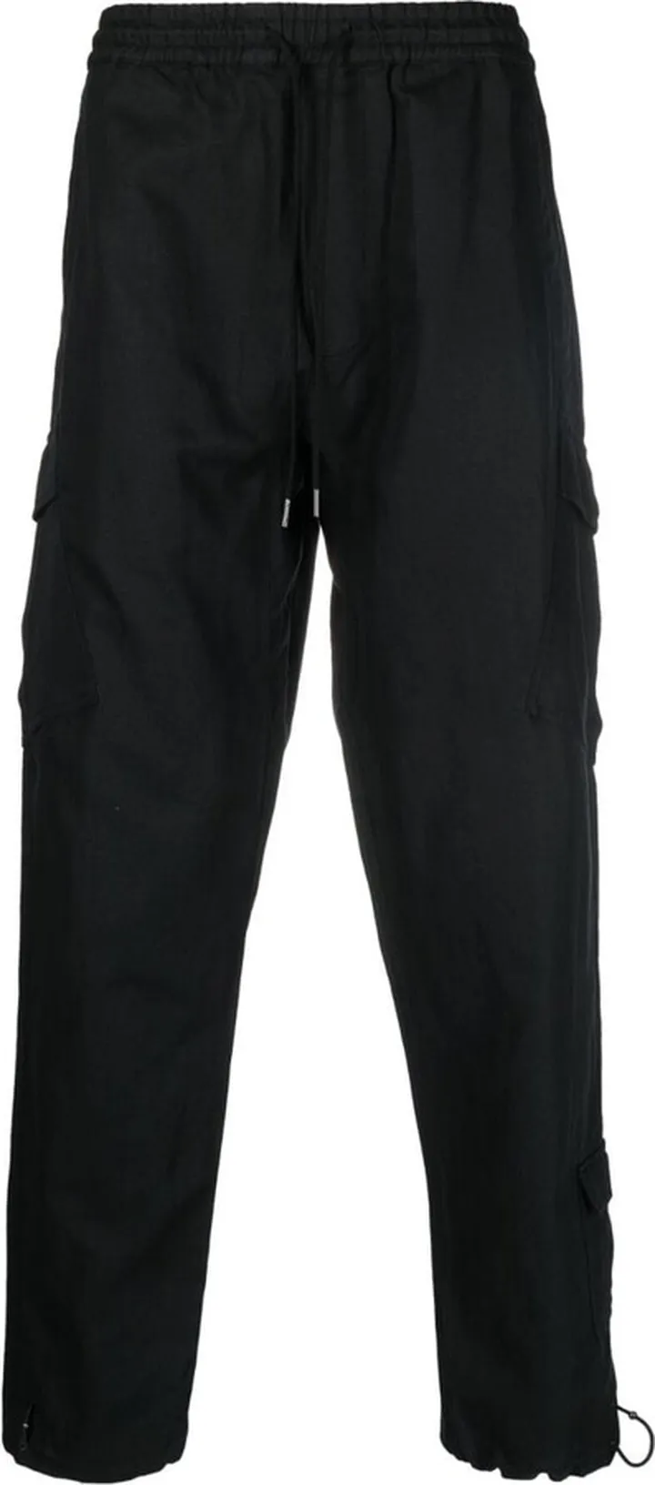 Tapered Drawstring Cargo Trousers
