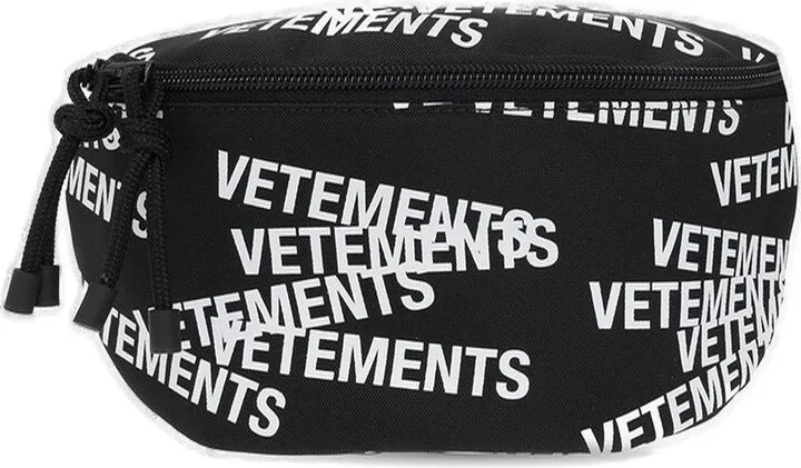 Vetements All-Over Logo Printed Belt Bag