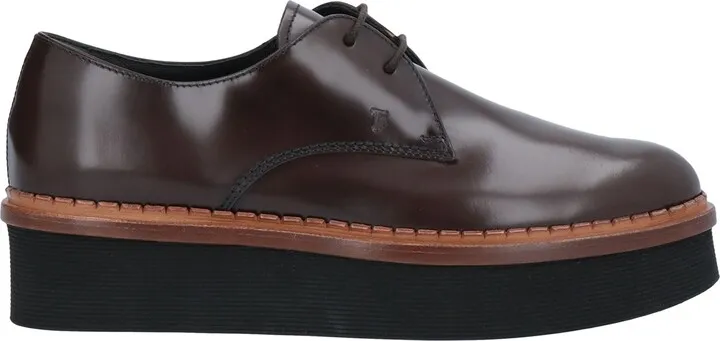 Lace-up Shoes Dark Brown