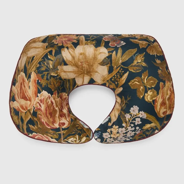 Flora print cotton travel set