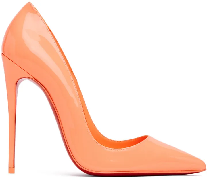 Christian Louboutin Orange So Kate 120mm Heels