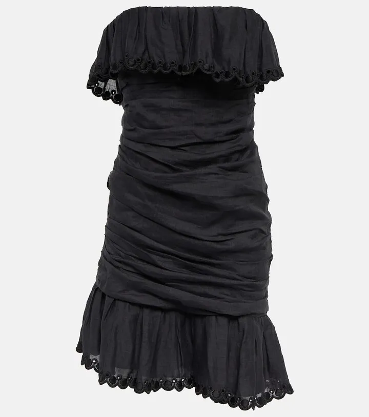Oxani ruched minidress