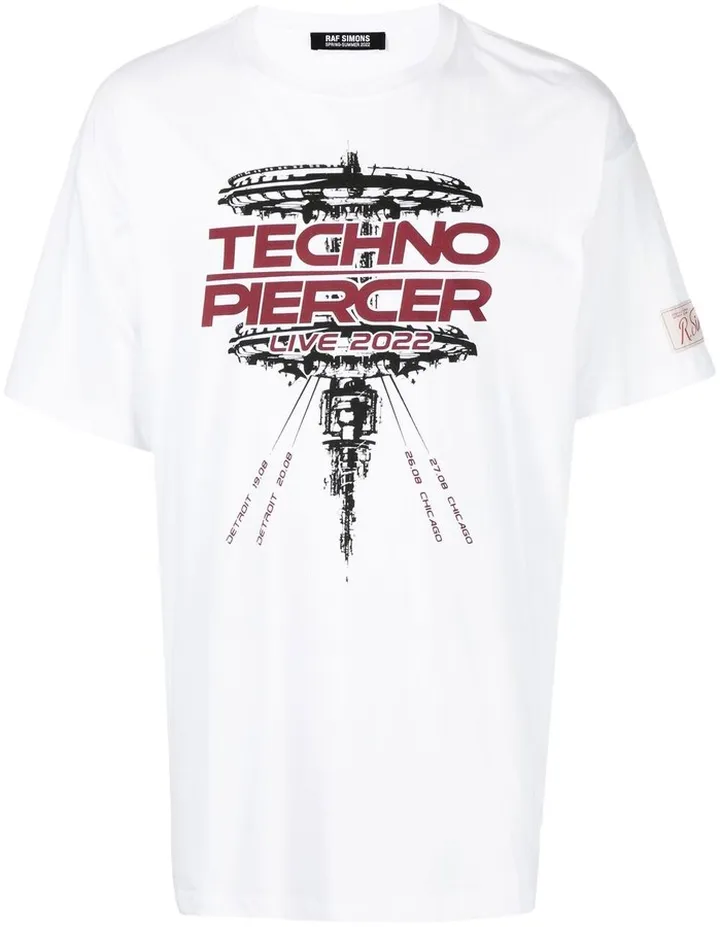 graphic-print cotton T-shirt