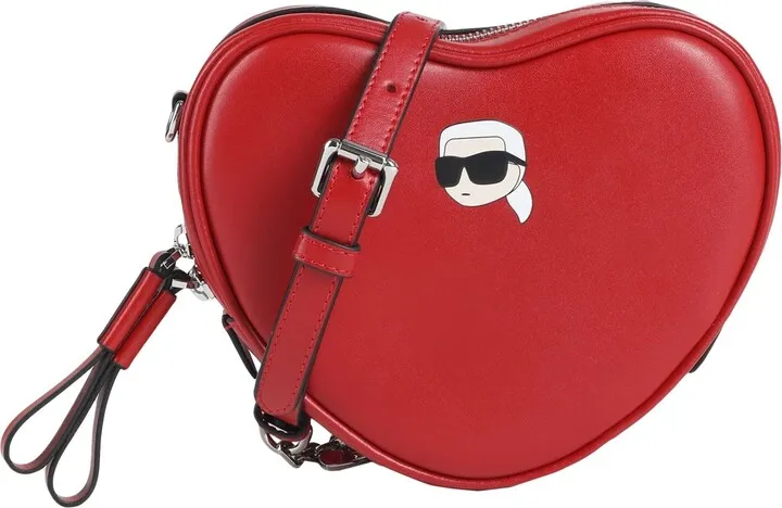 Valentine Heart Crossbody Cross-body Bag Brick Red