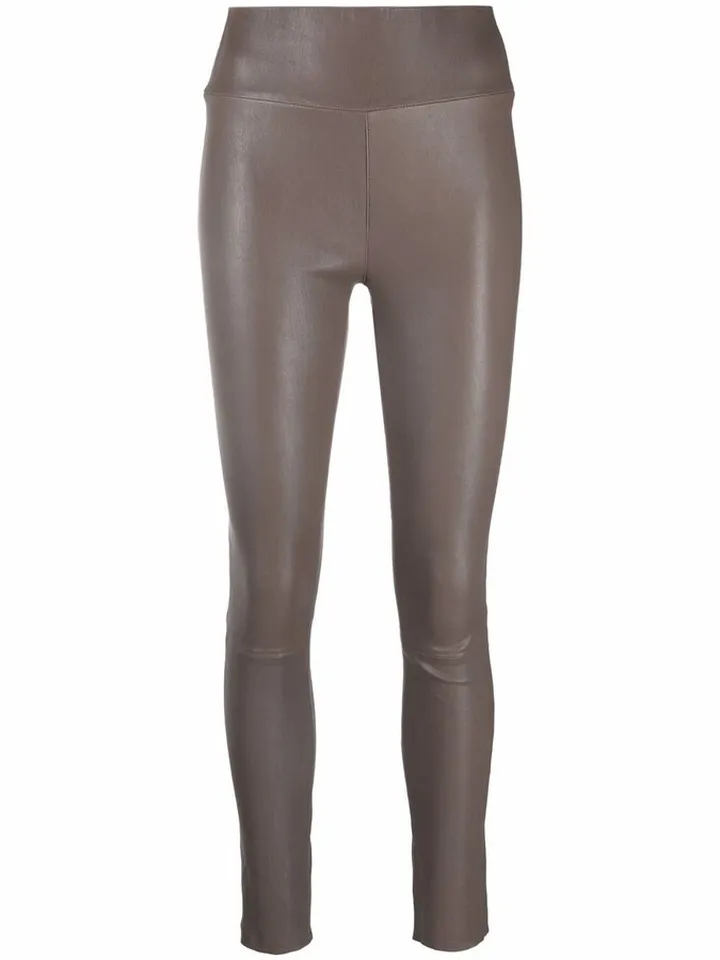 High Waist Leather Leggings