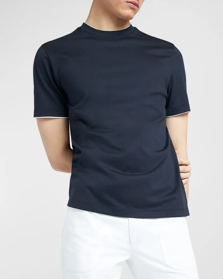 Men's Double Collar T-Shirt