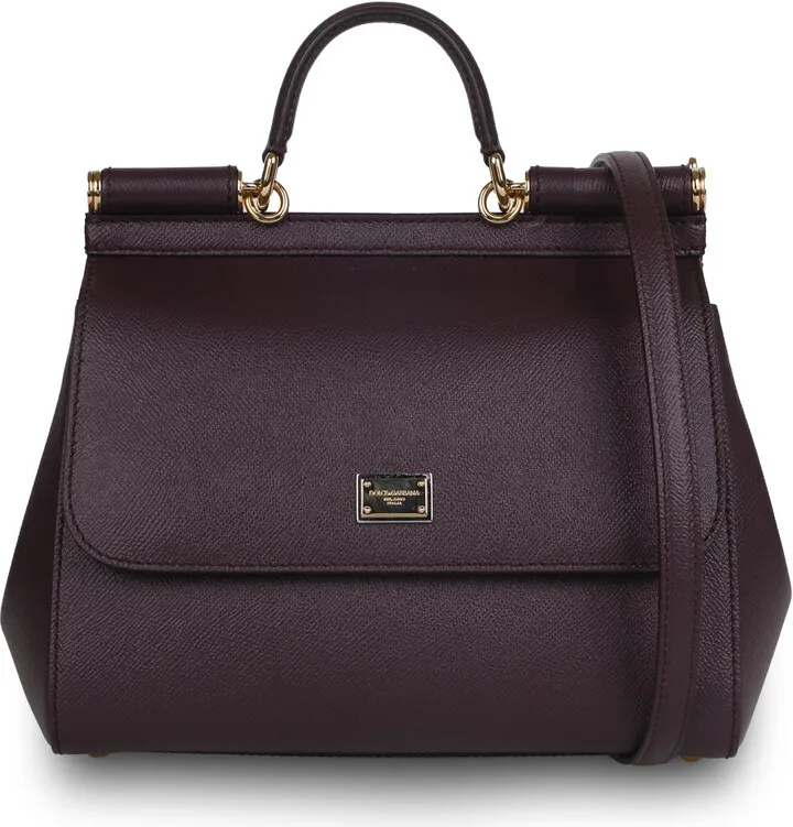 Dolce & Gabbana 'sicily' Medium Leather Tote Bag