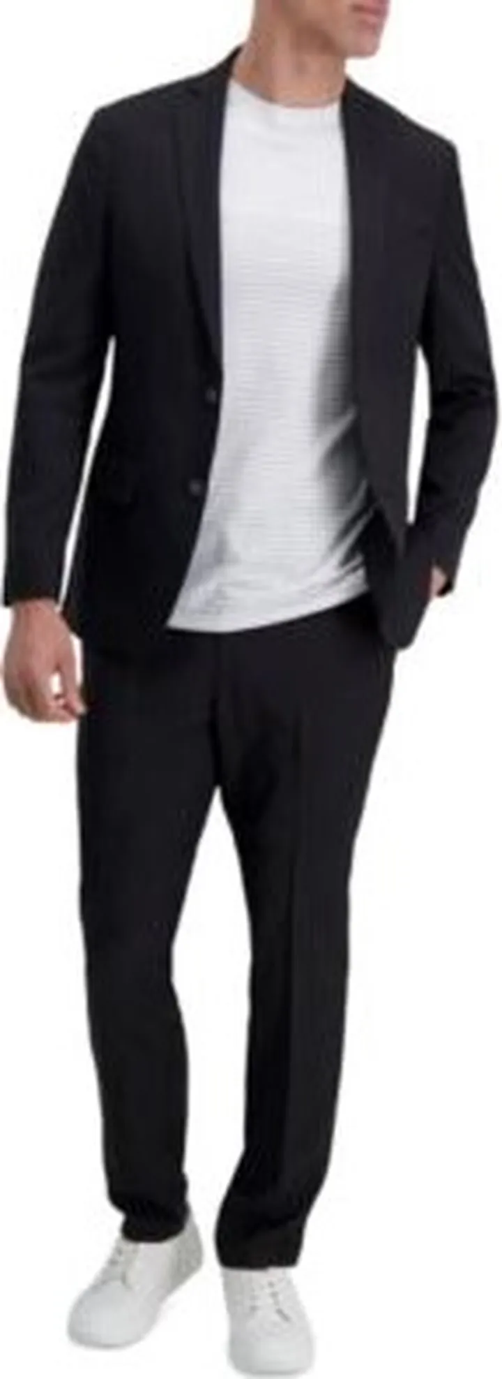 Haggar Mens Smart Wash Tech Suit Slim Fit Separates
