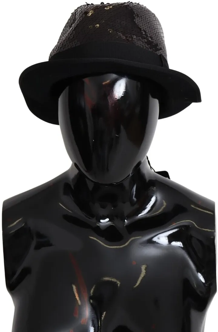 Dolce & Gabbana Polyester Sequin Women Fedora Capello Men's Hat