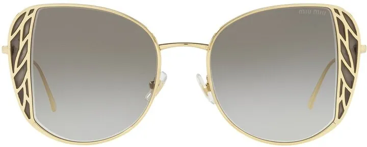 Enamel Detailing Butterfly-Frame Sunglasses