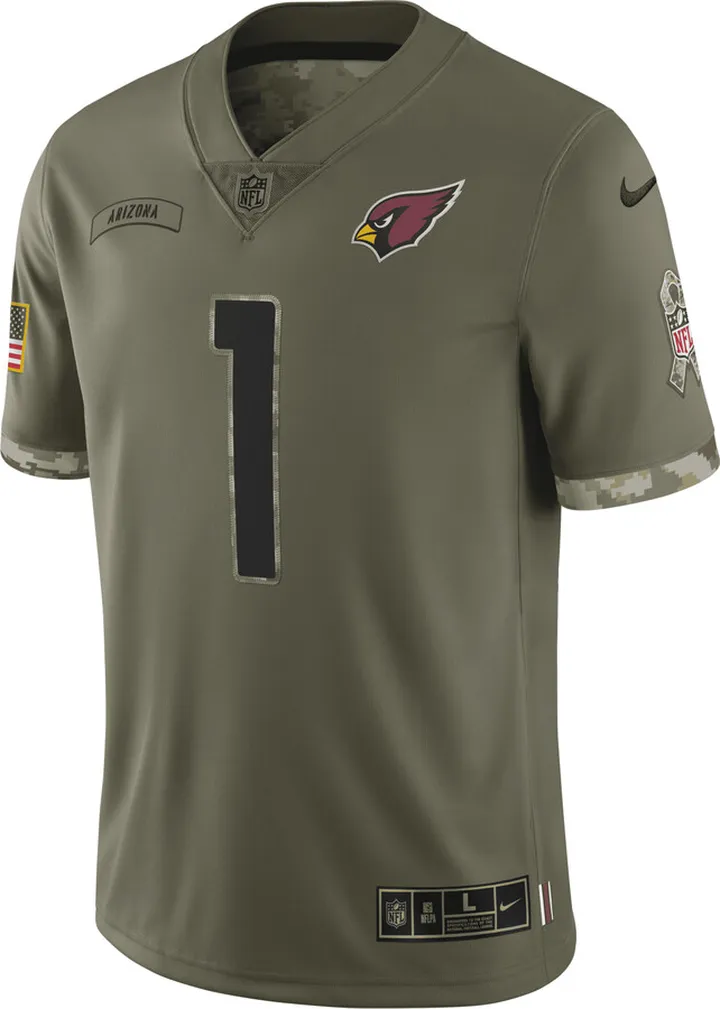 Nike Men's NFL Arizona Cardinals Salute to Service (Kyler Murray) Limited Football Jersey in Brown