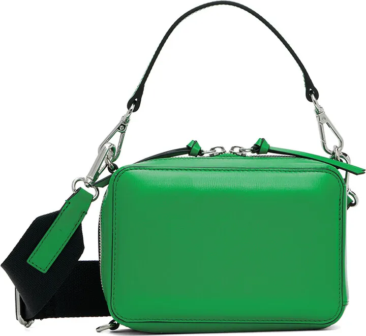 GANNI Green Banner Camera Bag