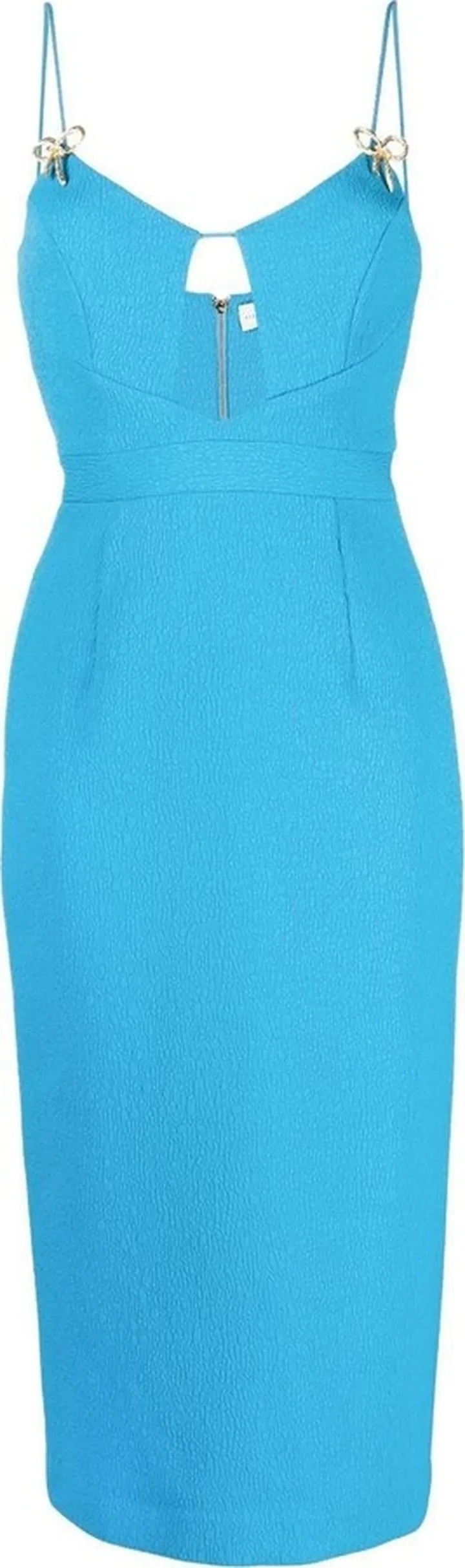 Hermosa bow-detail midi dress