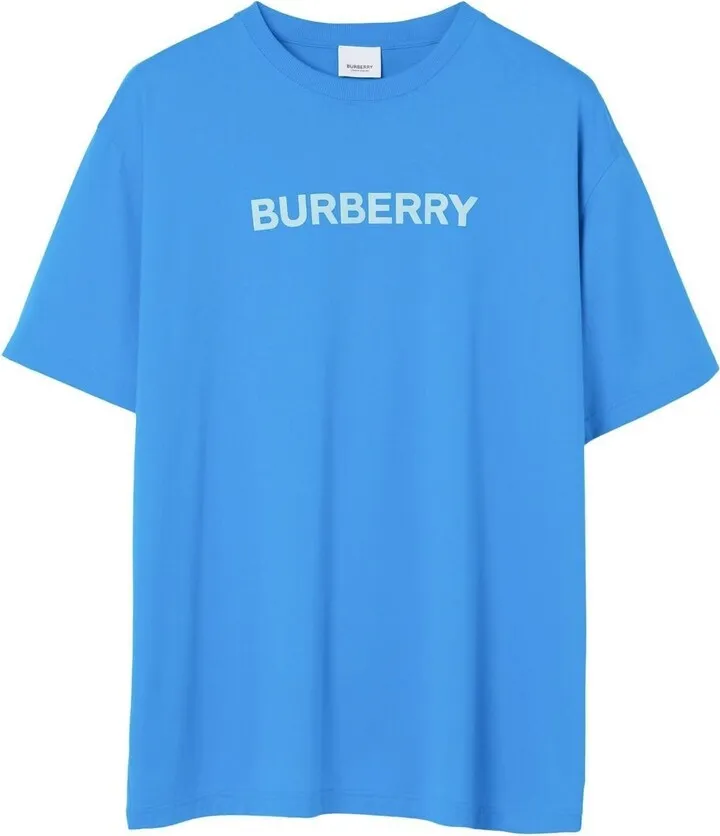logo-print jersey T-shirt