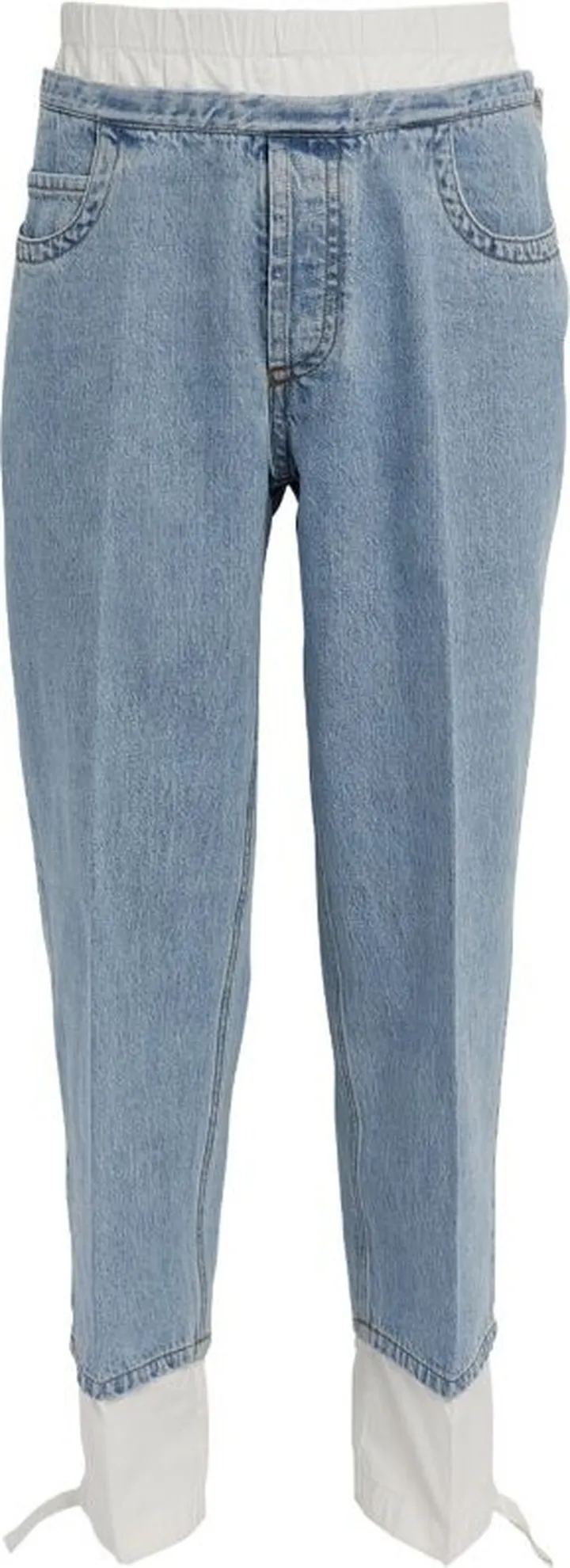 Craig Green Cropped Eyelet-Detail Jeans