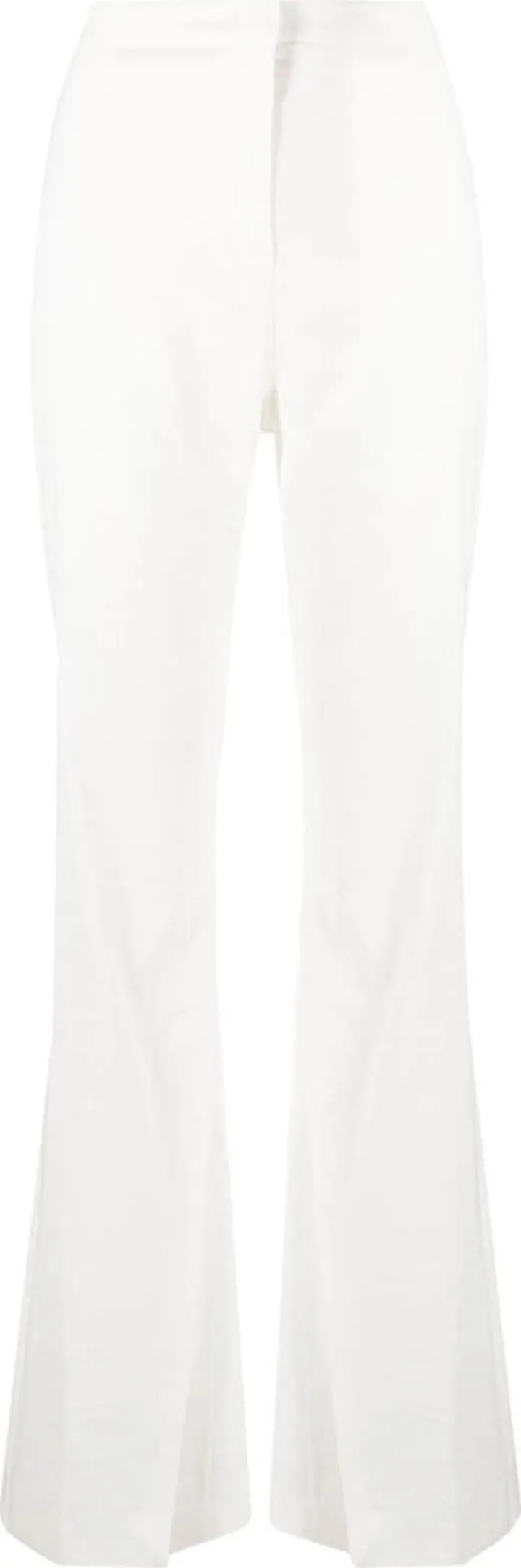Front Slit High-Waist Trousers