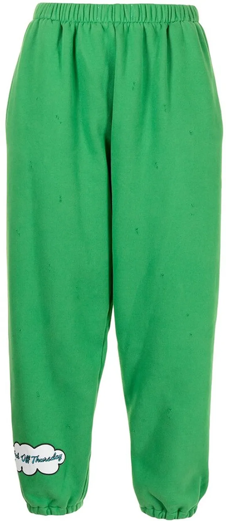 Thursday distressed jersey trackpants