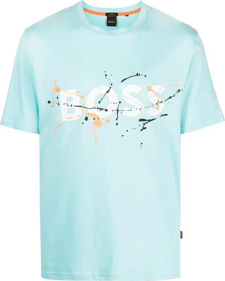 logo-print cotton T-shirt