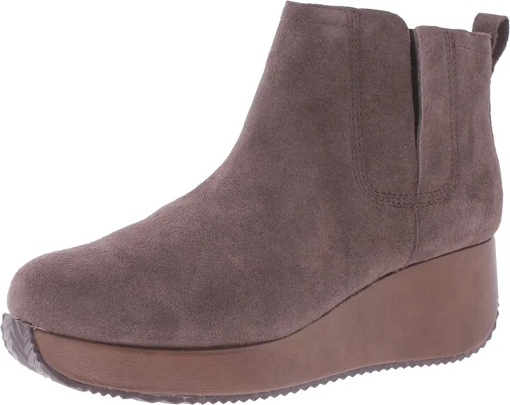 Burlingham Womens Leather Booties Chelsea Boots