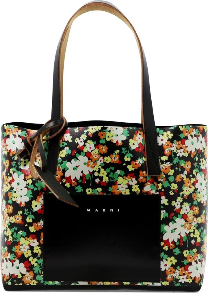 Marni Floral-Detailed Tote Bag