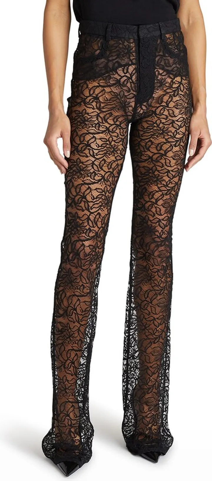 Flared Lace Pants