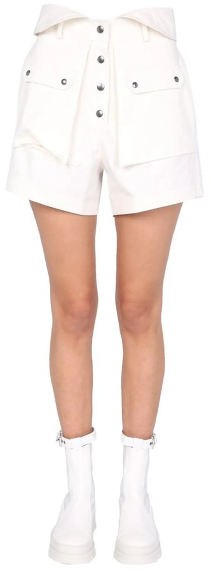 Philosophy Di Lorenzo Serafini High Waist Folded Shorts