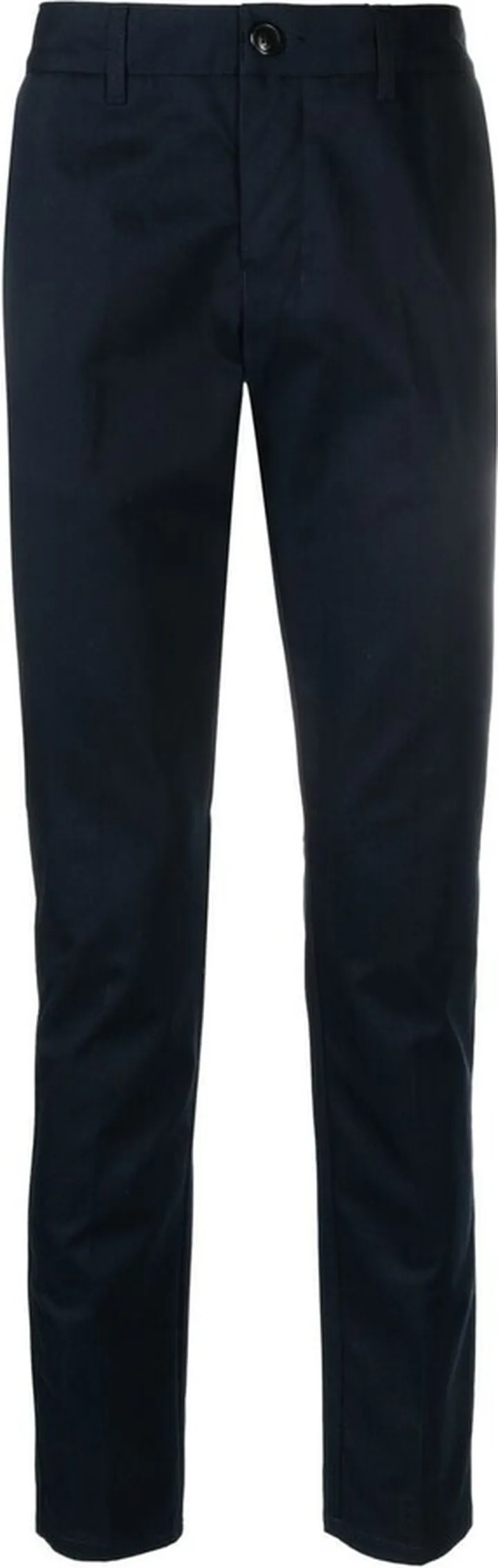 Cotton Straight-Leg Trousers