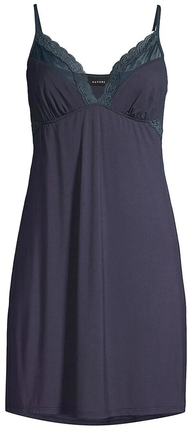 Lace & Sheer Trim Chemise