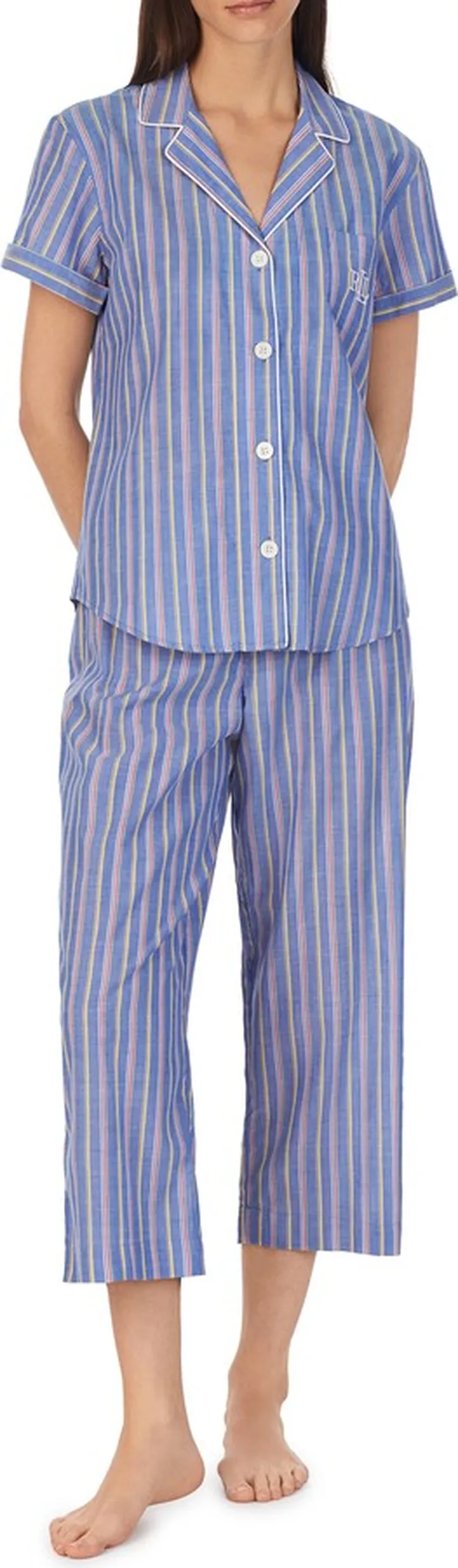 Stripe Crop Pajamas