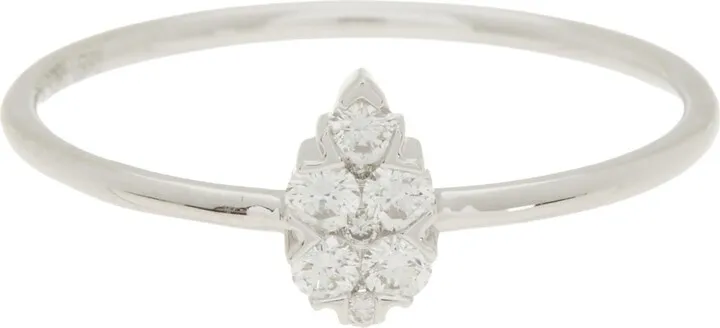 18K White Gold Liora Statement Diamond Ring - 0.15 ctw