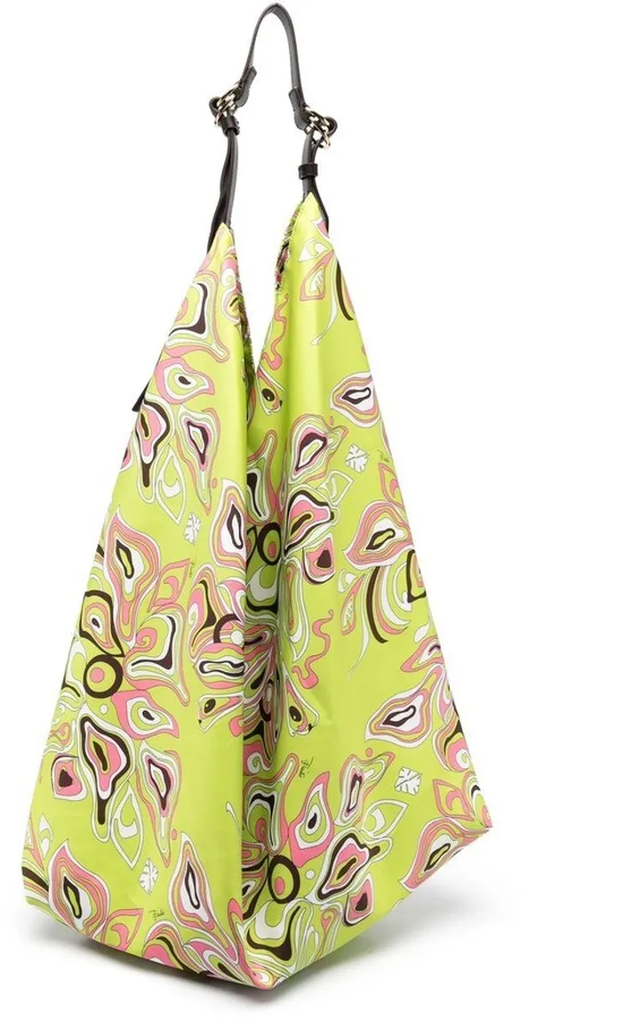Abstract-Print Tote Bag