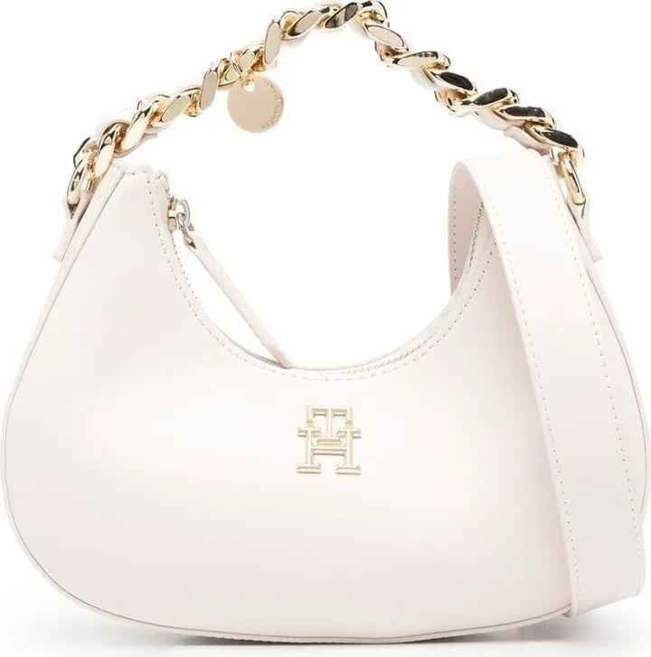 Logo-Plaque Chain-Link Tote Bag