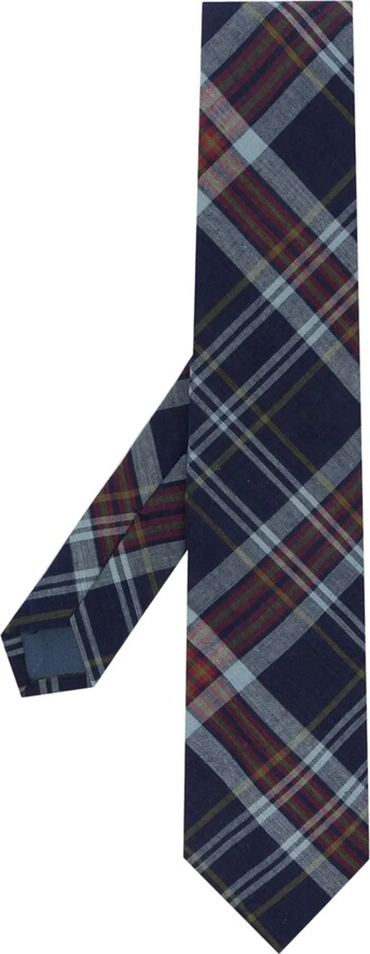Plaid Silk Tie