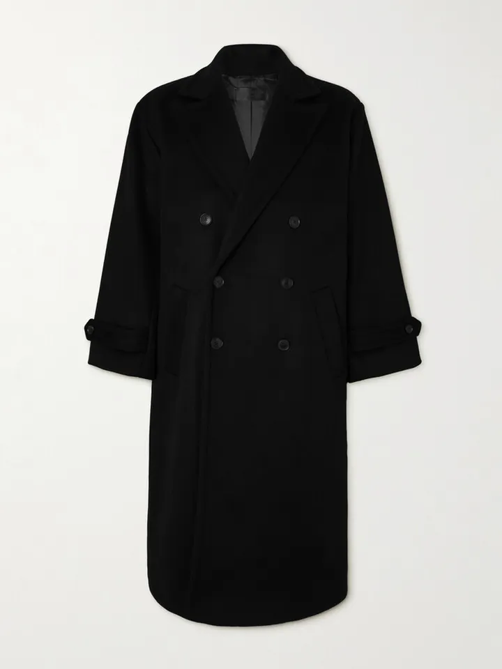 George Double-Breasted Wool Coat