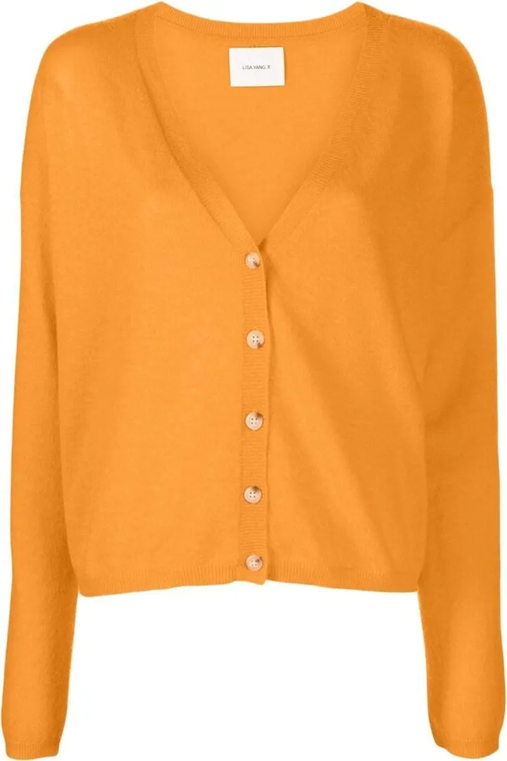 V-neck cashmere cardigan