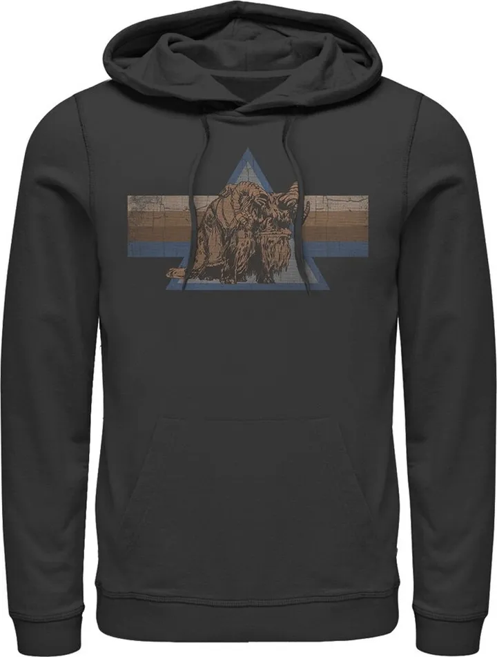 Men's Star Wars Retro Bantha Pull Over Hoodie - Black - Medium
