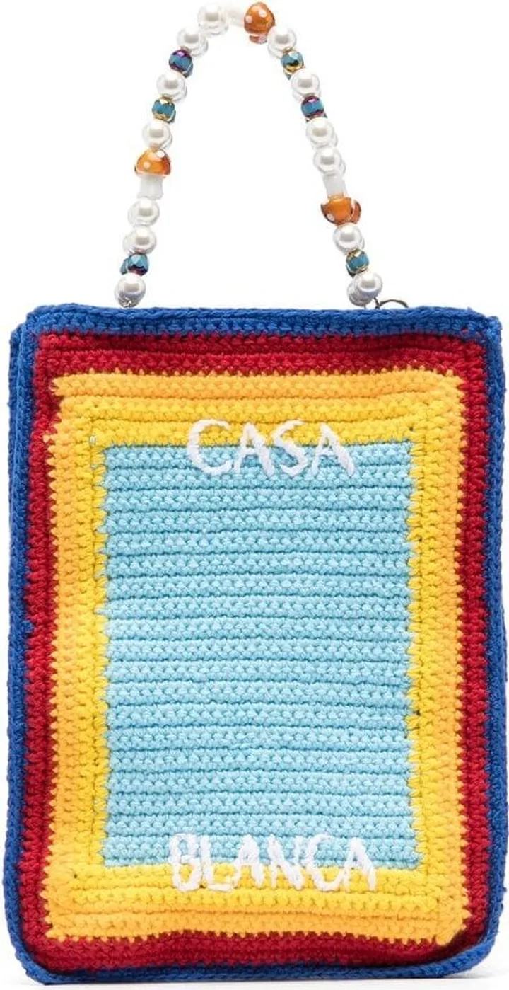 Atlantis beaded crochet bag