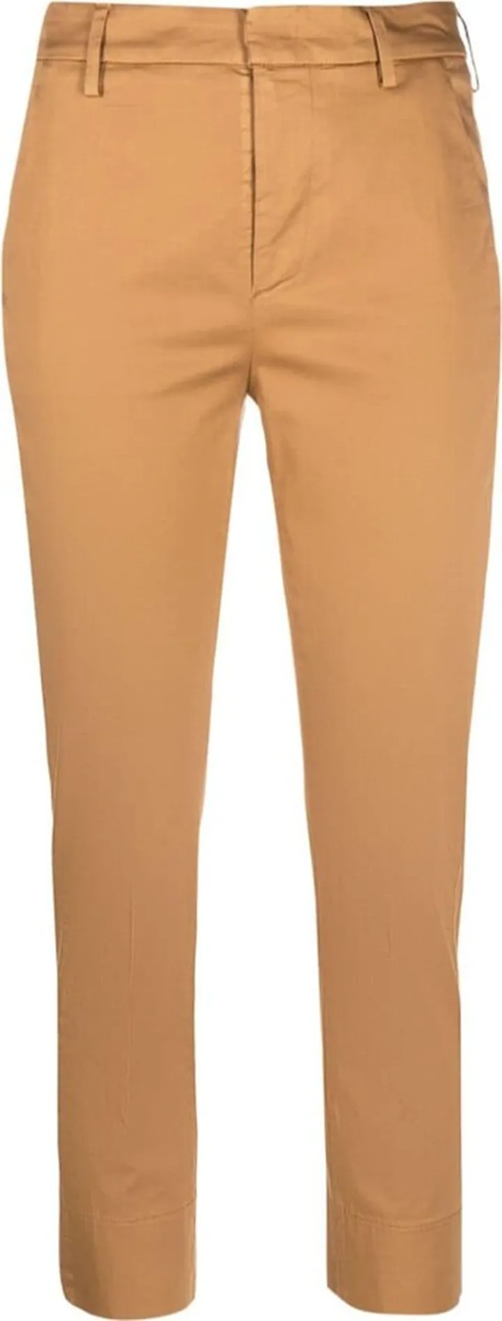 Slim-Fit Cropped Trousers