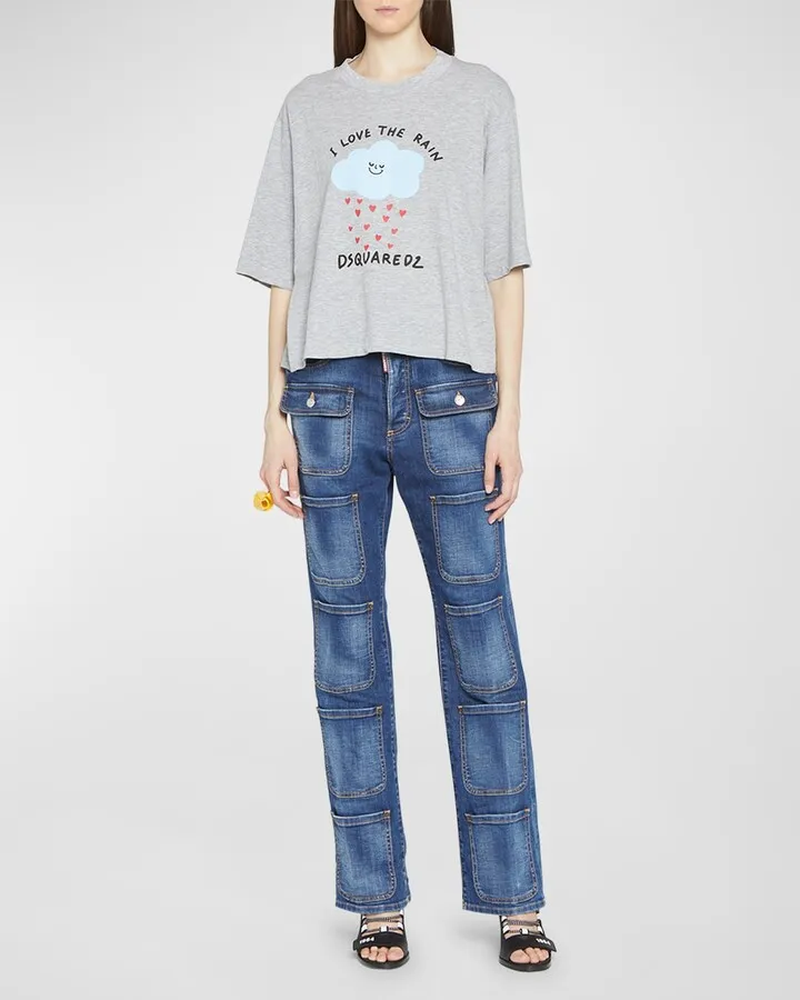 I Love The Rain Crewneck Tee