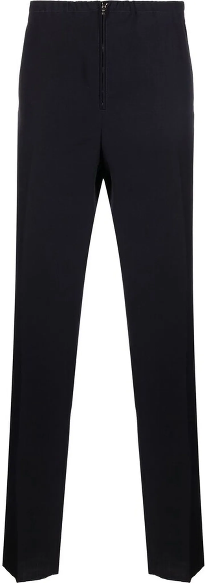 Slim-Cut Wool Trousers