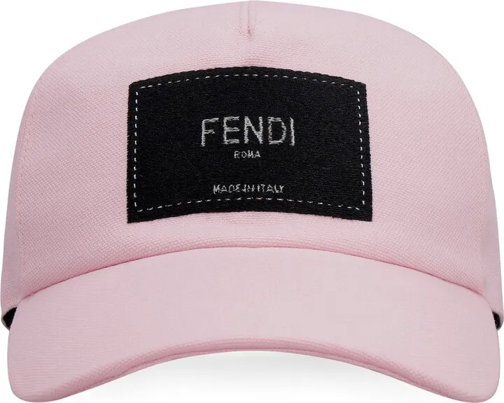 Fendi Logo Patch Baseball Cap
