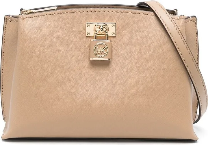 MICHAEL MICHAEL KORS- Ruby Medium Leather Messenger Bag