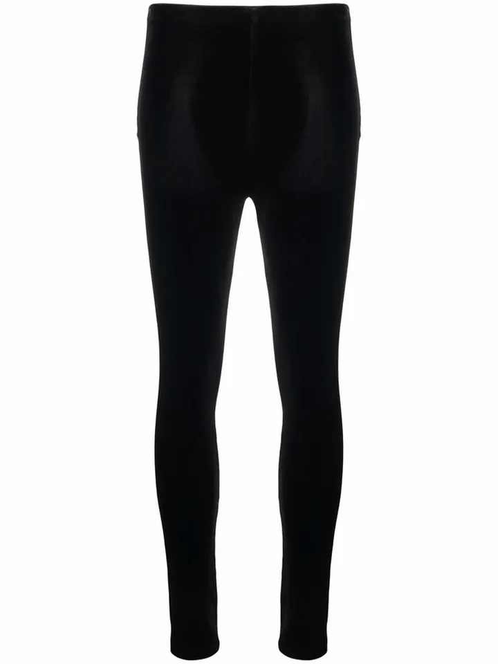 x Lia Aram velvet skinny trousers