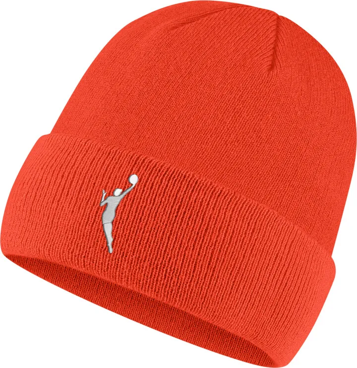 Team 13 Nike Unisex WNBA Cuffed Beanie in Orange