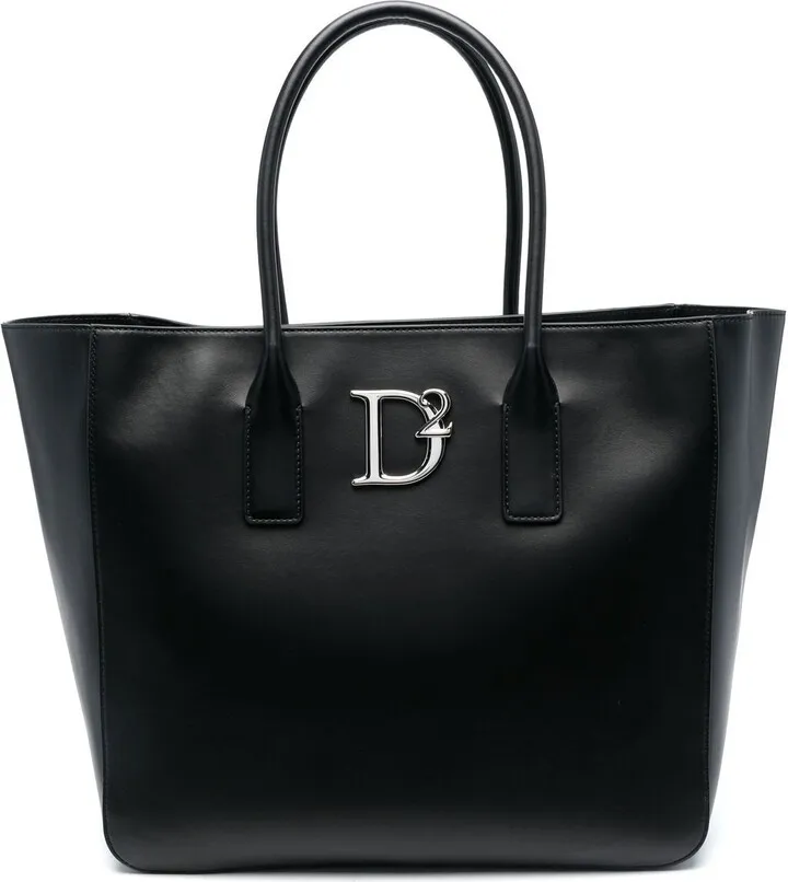 Logo-Plaque Tote Bag