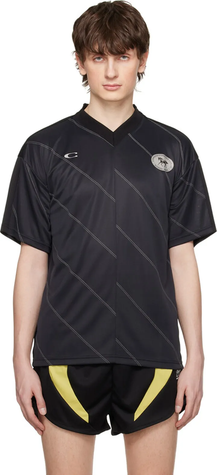 Commission Black Soccer T-Shirt